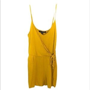 2/$30 One Clothing - Yellow Wrap Romper | Spaghetti Strap | Size S